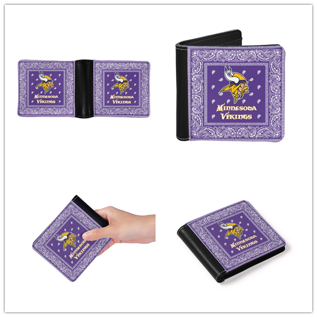 Minnesota Vikings PU Leather Wallet 001
